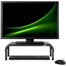 Allsop Metal Art Ergo3 Adjustable Monitor Stand with 15-in Wide Platform - Black