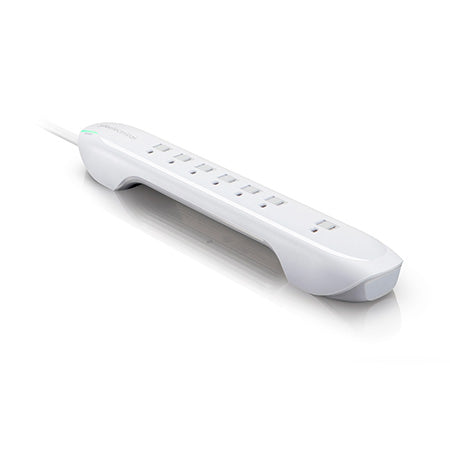 360 Electrical Idealist 7-Outlet Surge Protector with 1.8-meter (6-ft) Power Cord - White