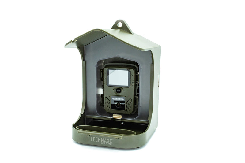 Technaxx TX-165 Full HD Birdcam Battery Operated Camera with Bird Feeder - Green