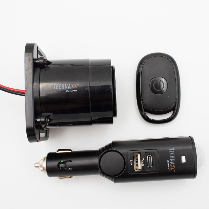 Technaxx Pro TX-168 Universal Car Alarm - Black