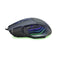 Dart Frog 7 RGB Spectrum Colour Changing Backlit 8 Button 2400 DPI Wired Ergonomic Laser Gaming Mouse - Black
