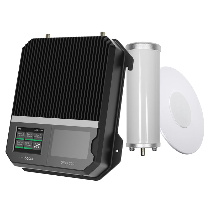 weBoost Office 200 75-Ohm 5G Cell Signal Booster - Up to 35000 sq ft - Grey