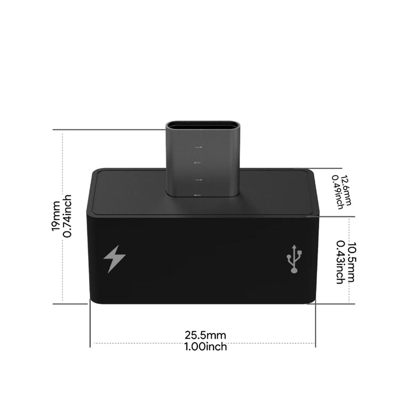 Luxonis OAK USB 3.0 Type C Y-Adapter - Black