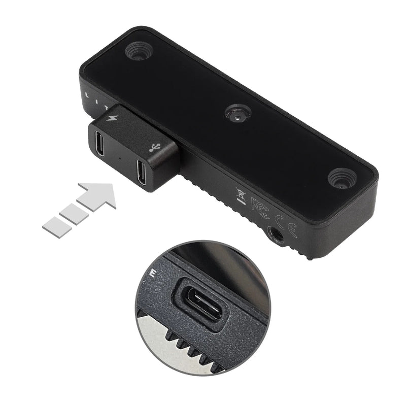 Luxonis OAK USB 3.0 Type C Y-Adapter - Black