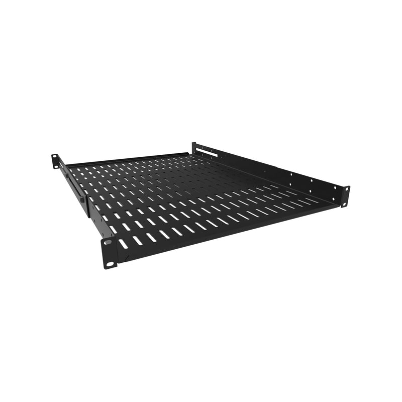 Hammond 1U Vented 45.7-cm - 63.5-cm (18-in - 25-in) Adjustable Rack Mount Shelf