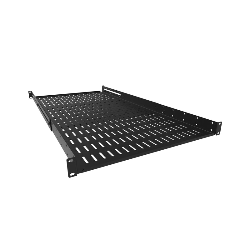 Hammond 1U Vented 63.5-cm - 91.4-cm (25-in - 36-in) Adjustable Rack Mount Shelf