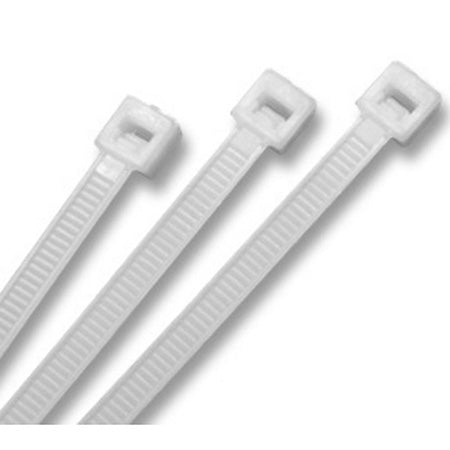 ACT 10-cm (4-in) 18-lbs Rated Miniature Cable Ties - 100-pack - Clear