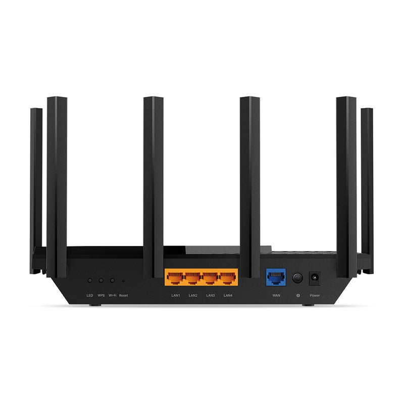 TP-Link Archer AXE75 AXE5400 Tri-Band Gigabit Wi-Fi 6E Router - Black