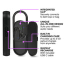 Acoustic Research All-in-1 Duo Wireless Speaker / TWS Earbuds & Charging Case - Black
