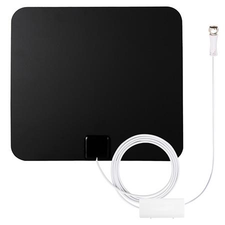 ANTOP Paper Thin Smartpass Amplified 80-km (50-mile) Indoor HDTV Antenna - White - Open Box