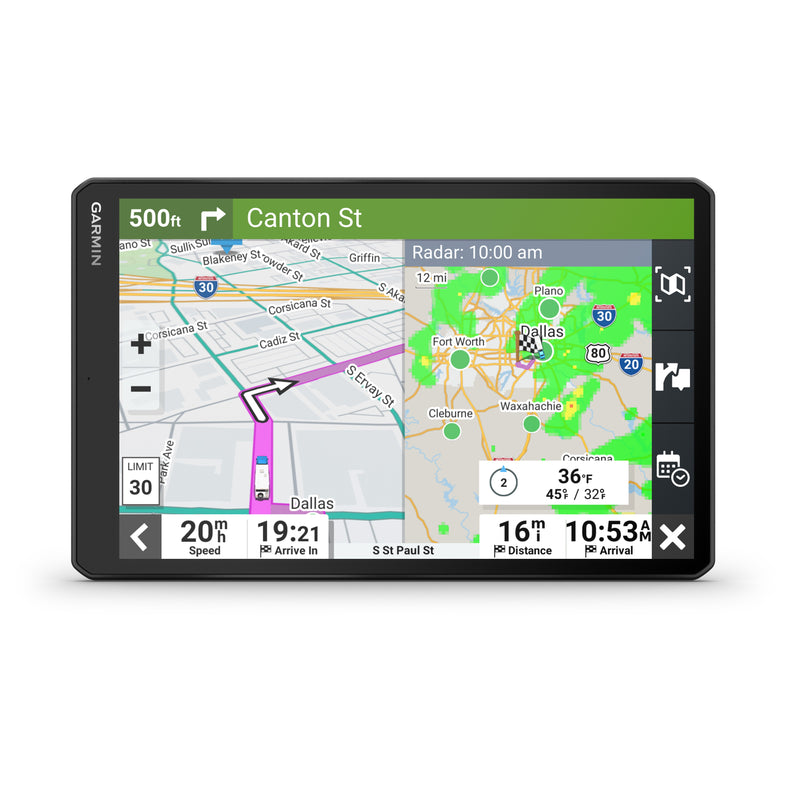 Garmin RV 1095 GPS with 10-in Display & Traffic Alerts - Black
