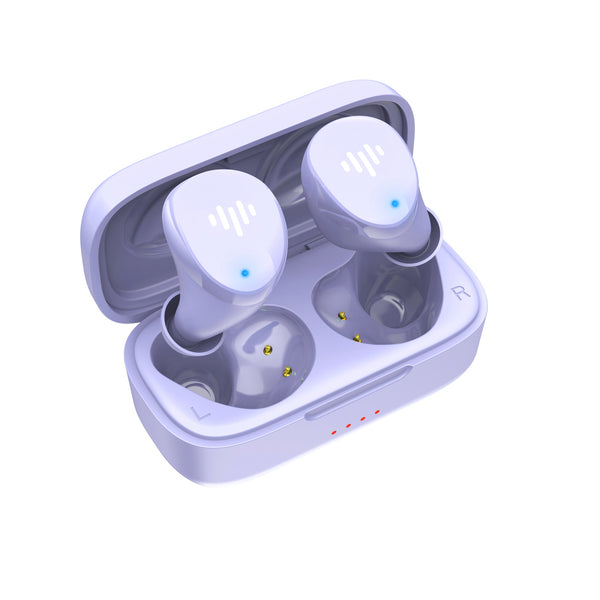iLuv Bubble Gum Air True Wireless Bluetooth 5.0 In-Ear Earbuds with Charging Case - Purple