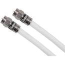 Channel Master RG6 Coaxial Cable with Connector - 15.24-meter (50-ft) - White