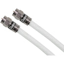 Channel Master RG6 Indoor/Outdoor Coaxial Cable with Weatherproof Compression Connector - 30.48-meter (100-ft) - White