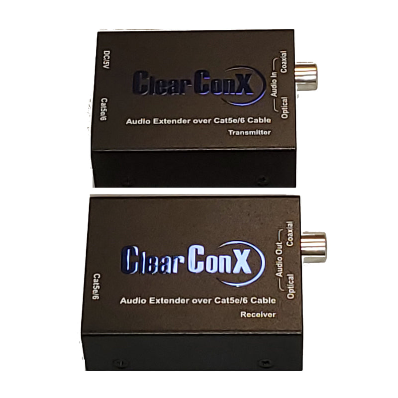 ClearConX Audio Extender over Cat5e/6 - 990-ft (300-meter) - Black