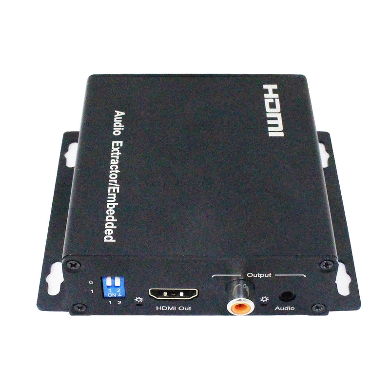 ClearConX Mini HDMI 2.0 Audio Extractor & Embedder - Black