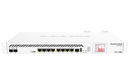 MikroTik 8-GB RAM 8-port Gigabit Ethernet, 2-port SFP+, 1-port Serial Console Cloud Core Router - Rackmountable - White