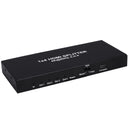 ClearConX 1-in 4-out HDMI Splitter with 3D Support - Black