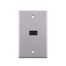 Construct Pro HDMI Single Pigtail Wall Plate - White