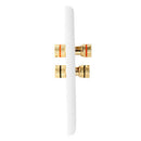 Construct Pro Decora Wall Plate with 2 Binding Post - White