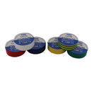 Construct Pro UL-Listed 19-mm (3/4-in) x 9.1-meter (30-ft) Multi-colour Electrical Tape - 6-pack