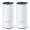TP-Link Deco M4 AC1200 Whole Home Mesh Wi-Fi System with up to 2,800-sq ft Coverage - 2-Pack - White