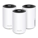 TP-Link Deco XE75 AXE5400 Tri-Band Mesh Wi-Fi 6E System IoT Smart Hub Router - 3-pack - White