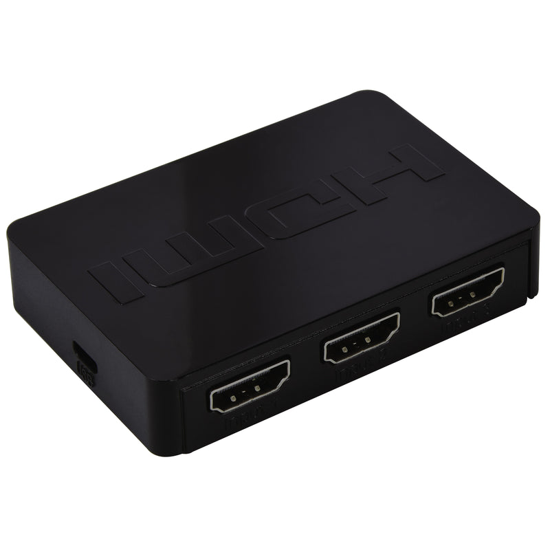 RCA 3-In 1-Out 4K HDMI Switch Box - Black