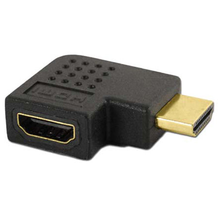 Element-Hz Flat 90 Deg (Right) HDMI Adapter, Male/Female (opposite ELE1090)