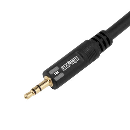 Element-Hz 3.5-mm Stereo to 3.5-mm Stereo Cable - 0.9-meter (3-ft) - Black