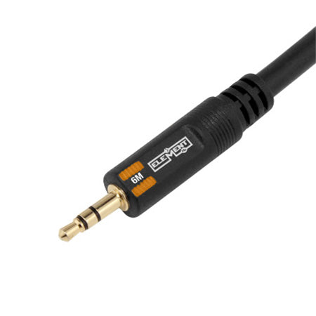 Element-Hz 3.5-mm Stereo to 3.5-mm Stereo Cable - 6-meter (20-ft) - Black