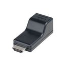 Element-Hz™ HDMI Extender Over Single CAT5e/6 Cable up to 35-meter (114.8ft) - Black