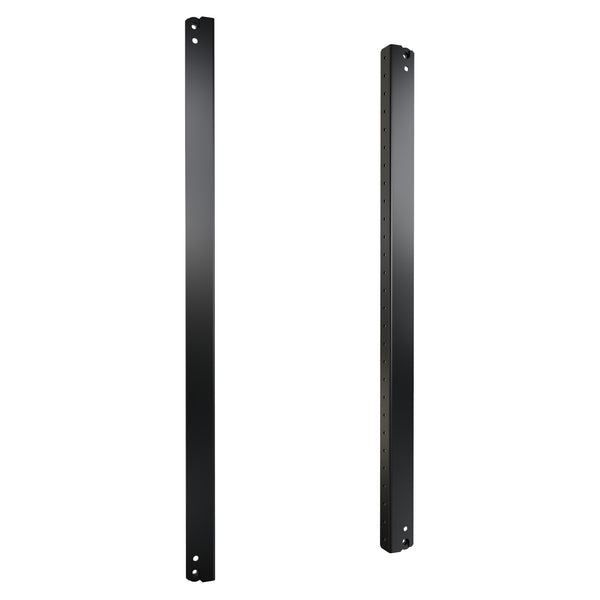 Hammond Manufacturing ERP Series Eclipse Rack Panel HLPUR Adapter Brackets for use with Eclipse Enclosure Series - Pair - Black