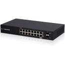 Ubiquiti EdgeSwitch 18X 16-Port Gigabit PoE - 24-volt - Black