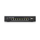 Ubiquiti UISP EdgeMAX EdgeSwitch Managed PoE+ 8-port Gigabit Ethernet with 2-port SFP - 150-watt - Black