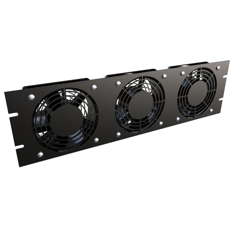 Hammond 3U 115V Fan Panel Assembly - 3 Fans