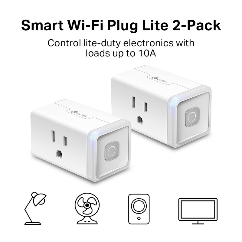 Kasa Smart Wi-Fi Plug Lite - 2-Pack - White