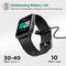 Letsfit ID205L Smart Watch & Fitness Tracker with Heart Rate Monitor - Black