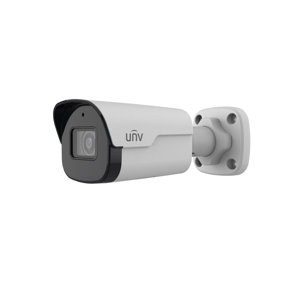 Uniview IPC2125SB-ADF28KM-I0 Advance Series Intelligent IR 5MP 2.8-mm Fixed Lens Bullet Security Camera - White