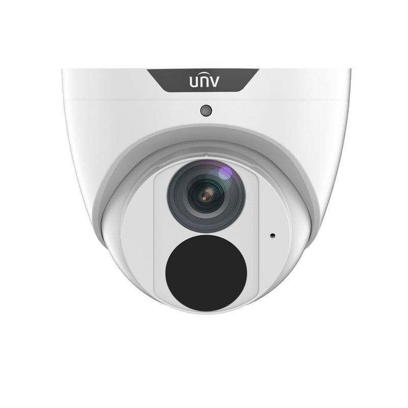 Uniview IPC3614SR3-ADF28KM-G 4MP HD Smart IR Fixed Eyeball 2.8-mm Dome Network Camera - White
