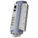 Panamax Max 8 Outlet Surge Protector with Coaxial and Telephone Protection - Grey