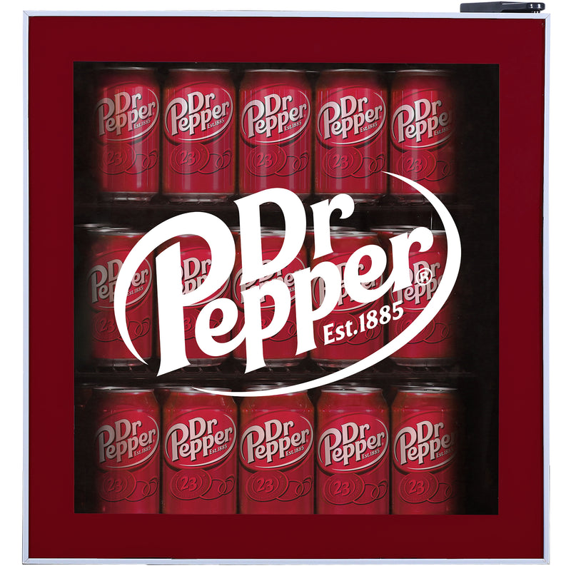 Dr. Pepper 1.8-cu ft Compact Refrigerator - Maroon