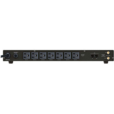 Panamax 8 Outlet Home Theater Power Management with Coaxial and LAN Protection - Black