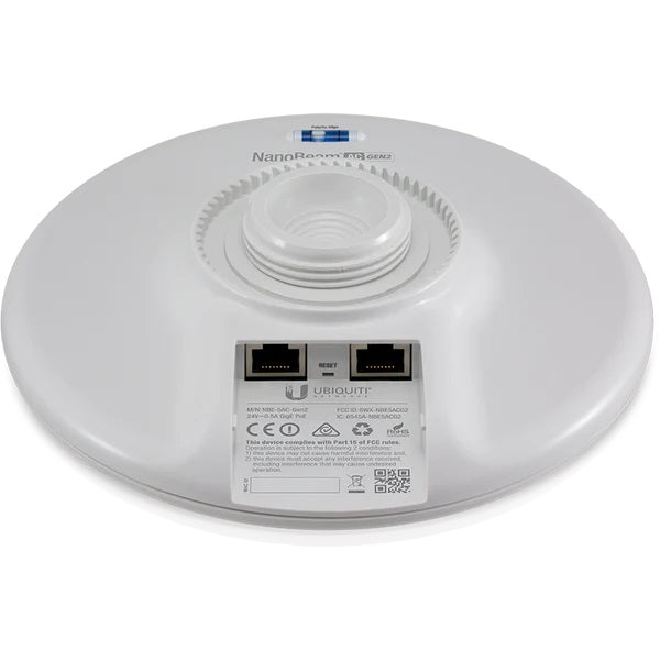 Ubiquiti UISP airMAX NanoBeam AC 5 GHz Bridge CPE with Dedicated Management Radio - White