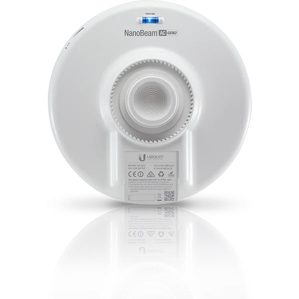 Ubiquiti UISP airMAX NanoBeam AC 5 GHz Bridge CPE with Dedicated Management Radio - White