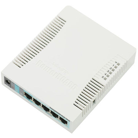 MikroTik SOHO 2.4-GHz 5-port Gigabit Ethernet Indoor Wireless Access Port - White