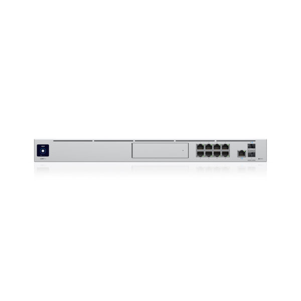 Ubiquiti UniFi OS Console Dream Machine Pro All-in-One Enterprise Advanced Security Gateway with Built-in 8-port Gigabit Switch with 1-Gbps RJ45 and 10G SFP+ LAN, 1U Rackmountable - Grey