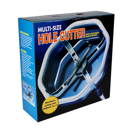 InstallMates Multi-Size Hole Cutter with Dust Bowl - Grey