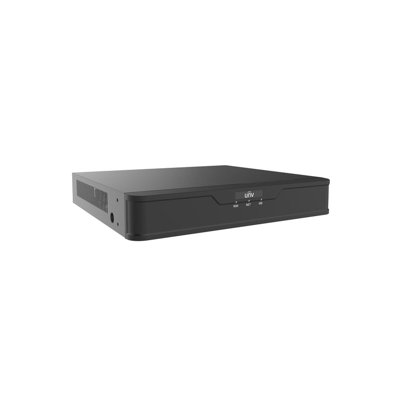 Uniview Essential Series 8-channel Network Video Recorder NVR with PoE - Black