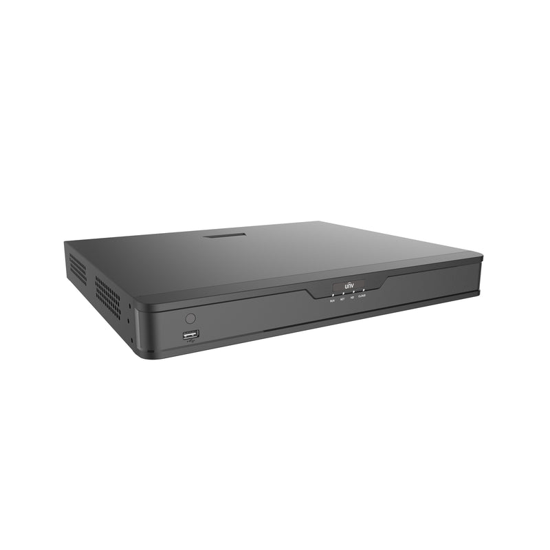 Uniview Advance Series 16-channel Network Video Recorder NVR with PoE - Black